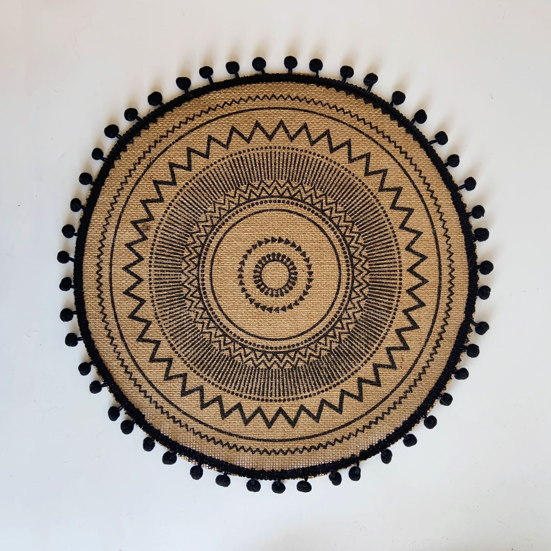 Wholesale Cotton Linen Woven Coaster Placemat